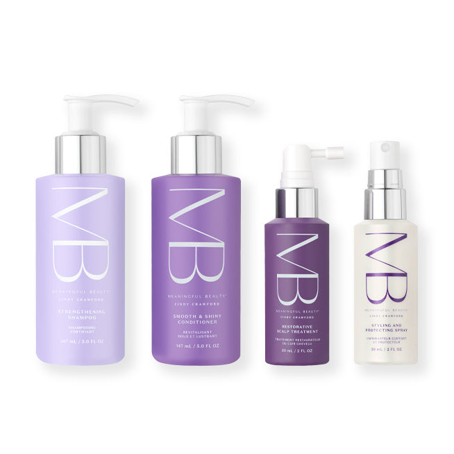 4-Piece Deluxe Age-Proof Hair Care System - Free Gift: Detangling Hair Brush