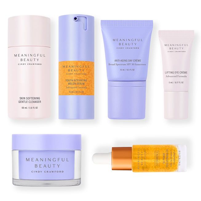 6-Piece Essentials Skincare System Advanced Formula with Vitamin C Bi-Phase Brightening Oil