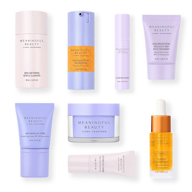 8-Piece Deluxe Face & Neck Skincare System Advanced Formula with Vitamin C Bi-Phase Brightening Oil