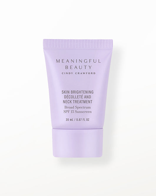 Skin Brightening Décolleté and Neck Treatment Broad Spectrum SPF 15 Sunscreen (Intro Size)