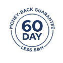 60 day money back guarantee less shipping and handling