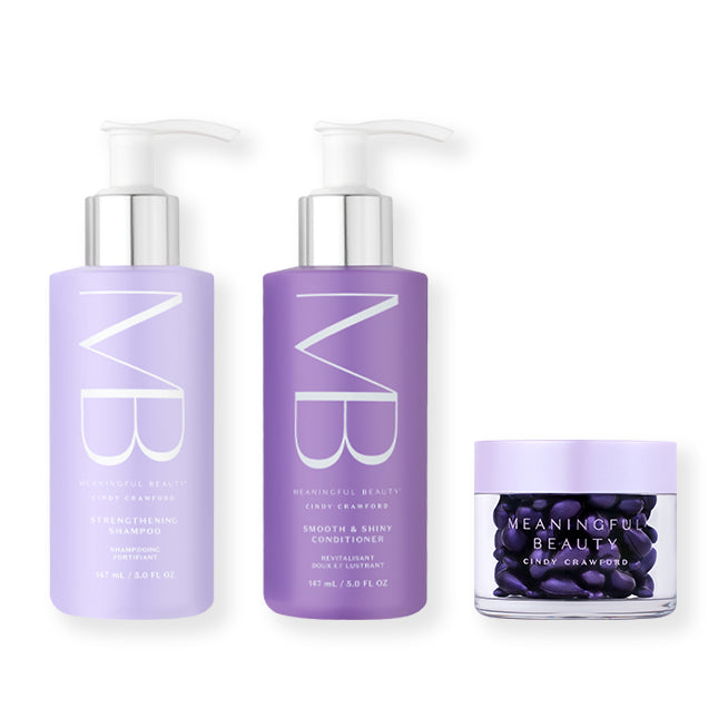 3-Piece Essentials Hair Care System with Wrinkle Smoothing Capsules