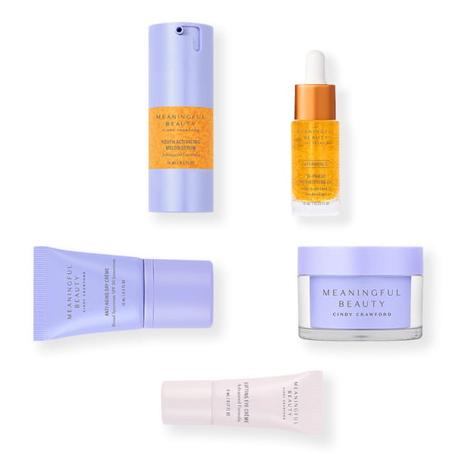 5-Piece Essentials Anti-Aging System with Vitamin C Bi-Phase Brightening Oil