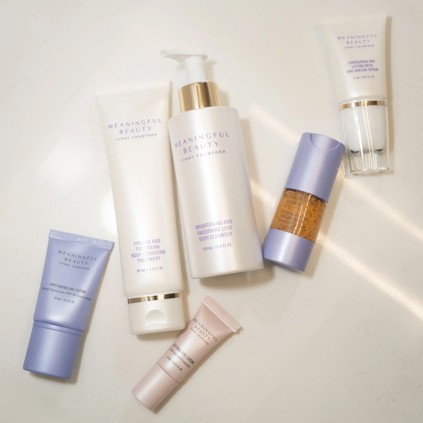 Lifestyle photo of 6-Piece Deluxe Face & Bodycare System in use