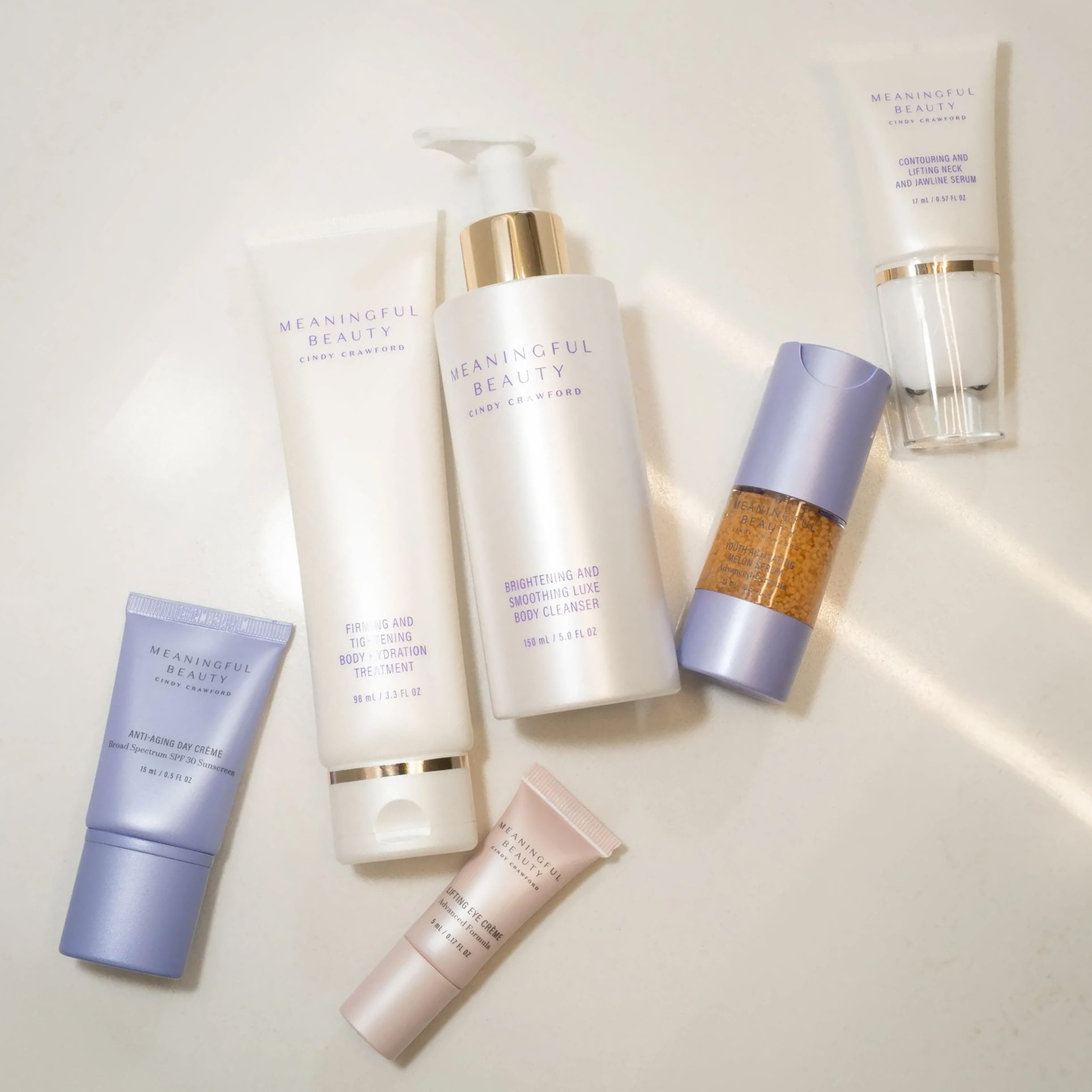 Lifestyle photo of 6-Piece Deluxe Face & Bodycare System in use