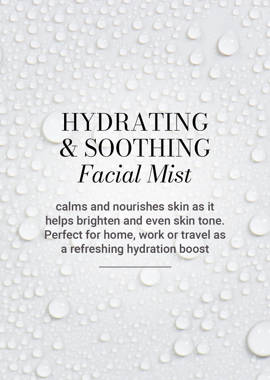 Hydrating and Soothing Facial Mist