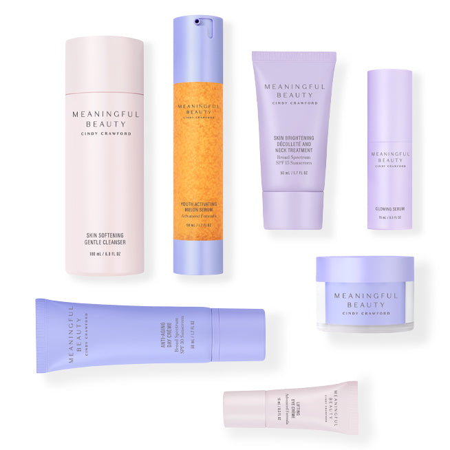 7-Piece Full Size Deluxe Face & Neck Skincare System Advanced Formula - Free Gift: Super Brightening Duo