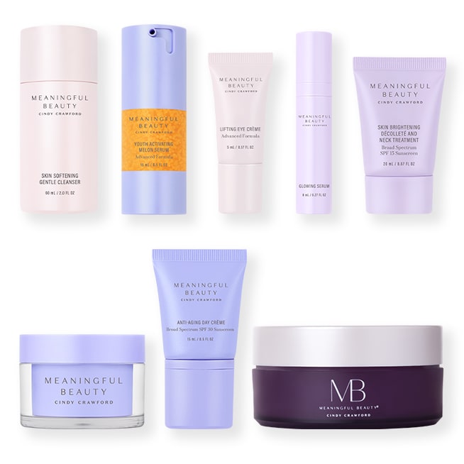 8-Piece Deluxe Face & Neck Skincare System Advanced Formula with Revive & Brighten Eye Masque