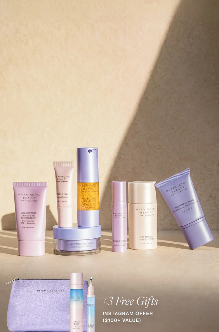 Image of Meaningful Beauty 7-Piece Deluxe Face & Neck Skincare System