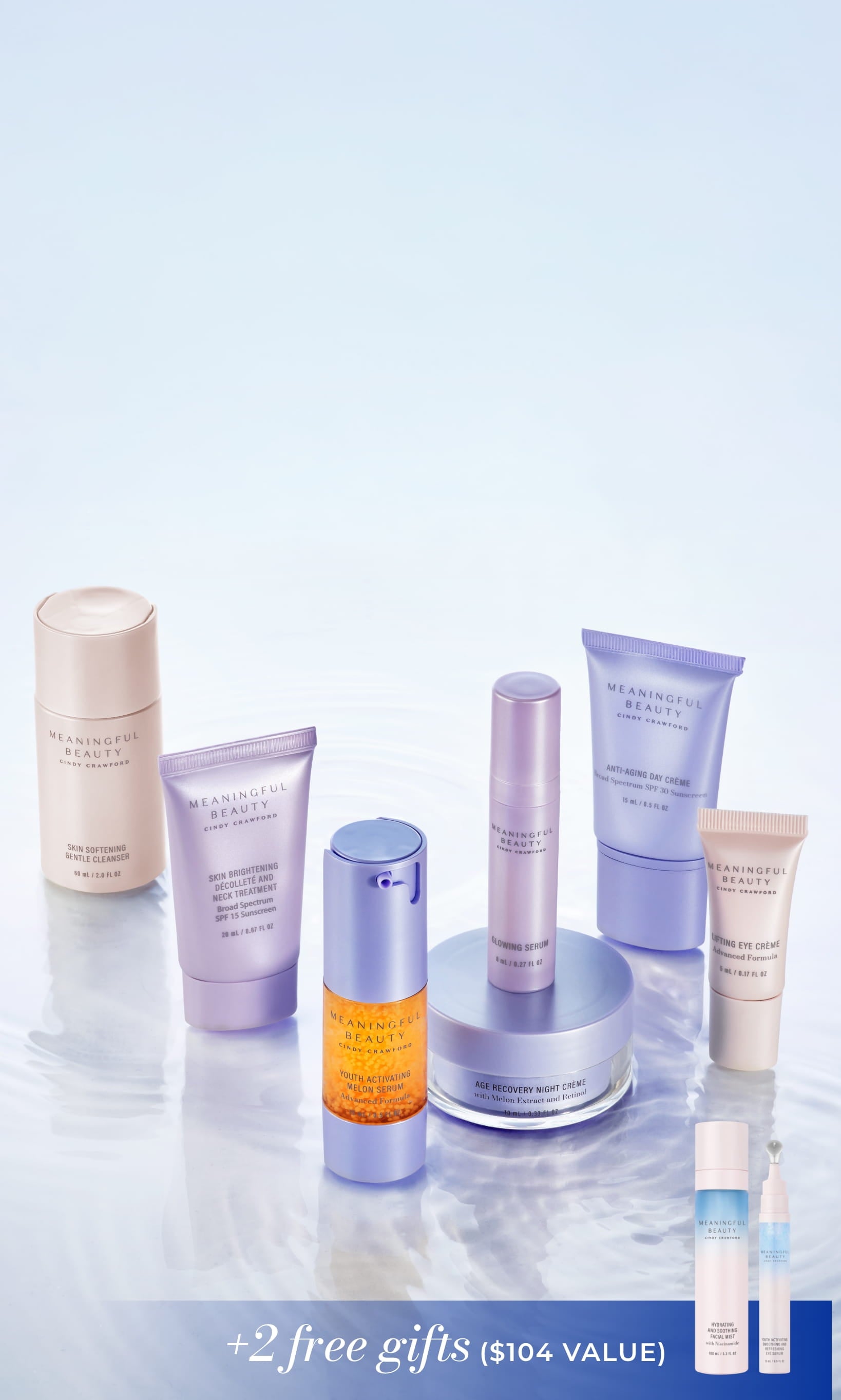 Image of Meaningful Beauty 7-Piece Deluxe Face & Neck Skincare System