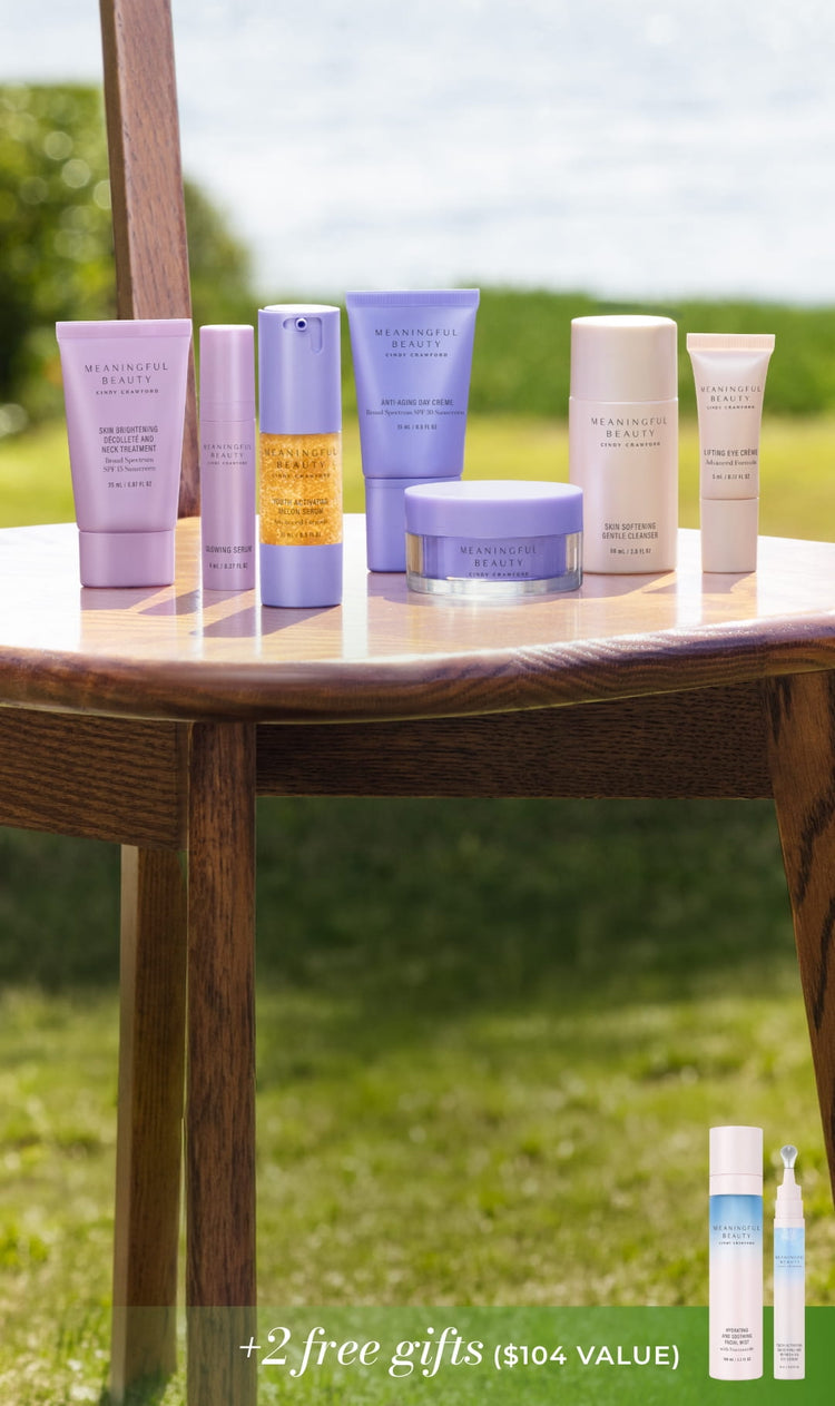 Image of Meaningful Beauty 7-Piece Deluxe Face & Neck Skincare System